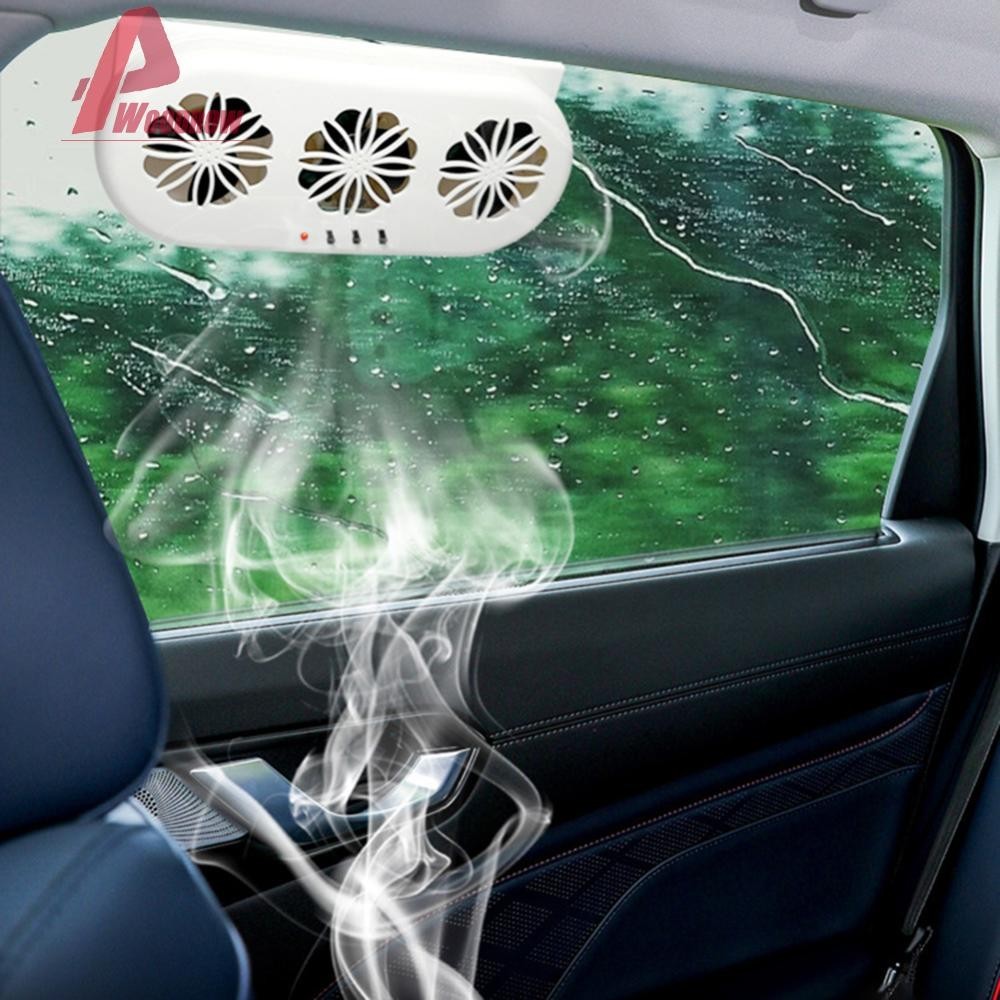 Solar Auto Air Vent Cooling System 3 Fans Car Ventilator Car SUV Cool