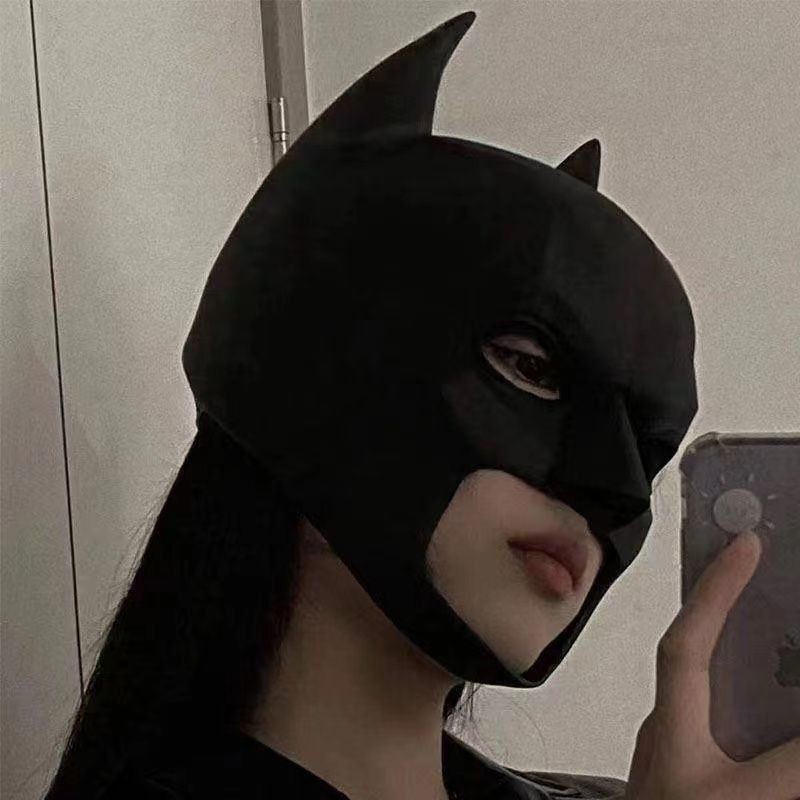 [Ready Stock] BATMAN Mask Headgear Mask BATMAN Handsome Tik Tok Live ...