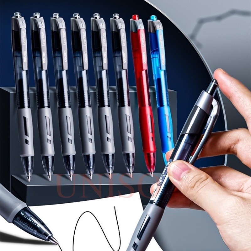 Deli Press Gel Pen 0.5mm Model S08 Lineflow Has 3 Colors To Choose From 