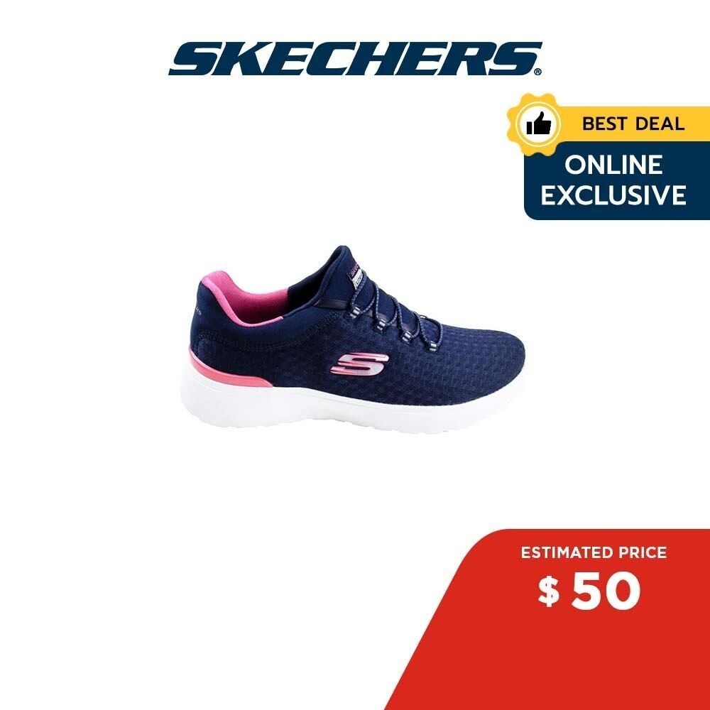 Skechers Online Exclusive Women Sport Roseate Look Club Shoes -  8730064-NVHP Memory Foam | Shopee Singapore