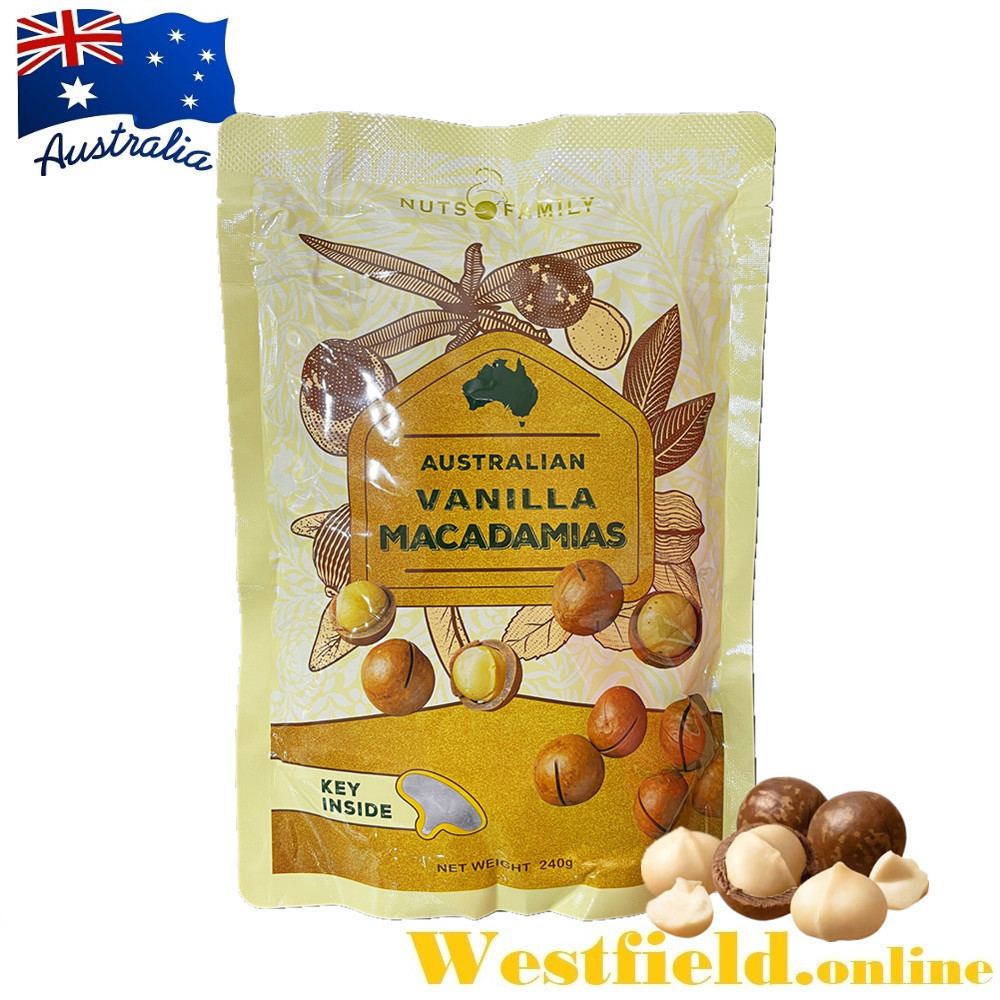 [Australia Import EXP 06/2025] Nuts Family Australian Happy Nut Macadamias Vanilla 夏威夷果香草味