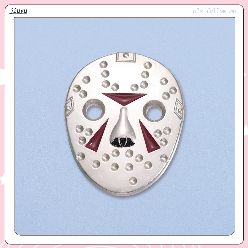 Demon Mask Killer Jason Voorhees Brooch Horror Slayer Movie Friday ...