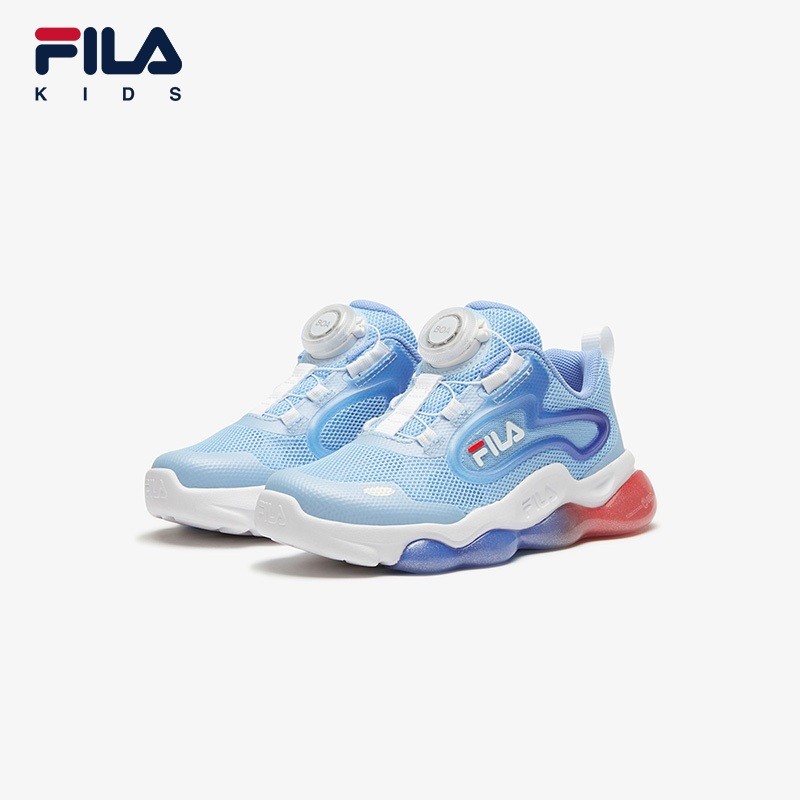 EU28-32) FILA KIDS METEOR HERITAGE Boy's Sneakers in light blue
