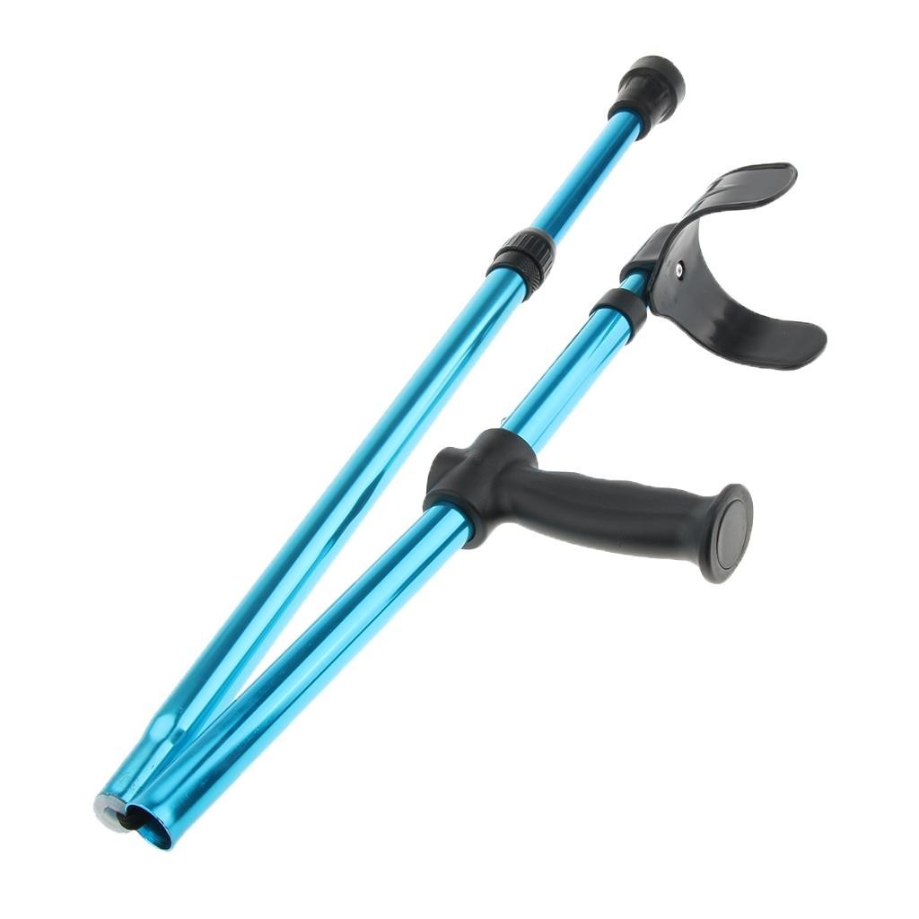 [starlights2] Foldable Walking Forearm Crutches for Elderly Patients