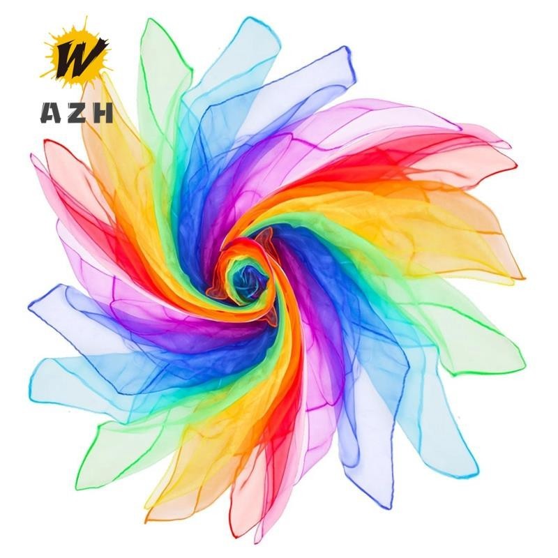 24 Pcs Juggling Scarves Set Kit for Kids Dance Scarves Kit for Music ...