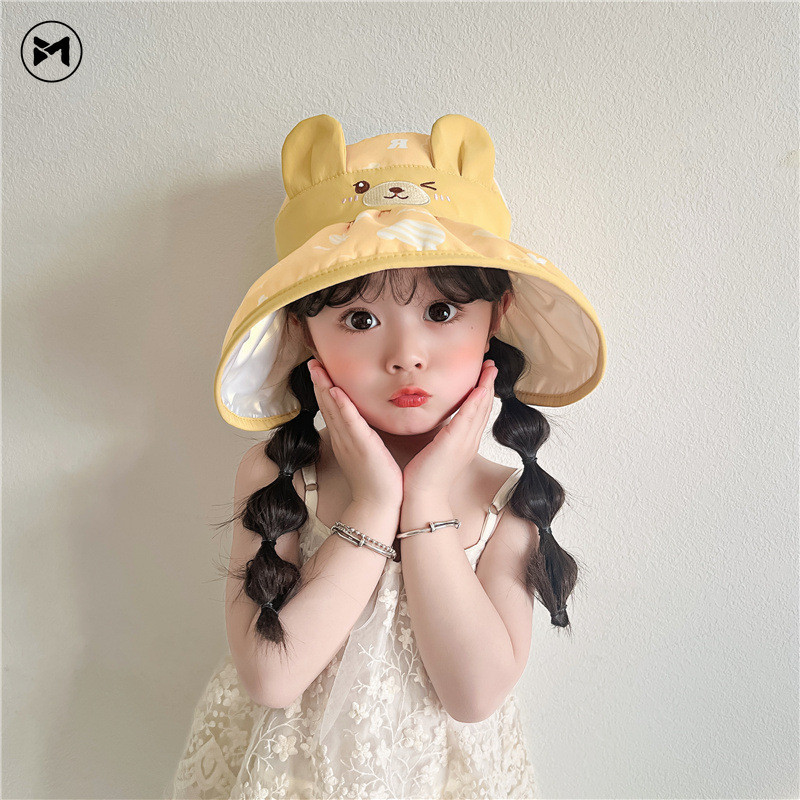 2024 New Arrival Children's Hats New Cute Bear Ears Empty Top Hat ...