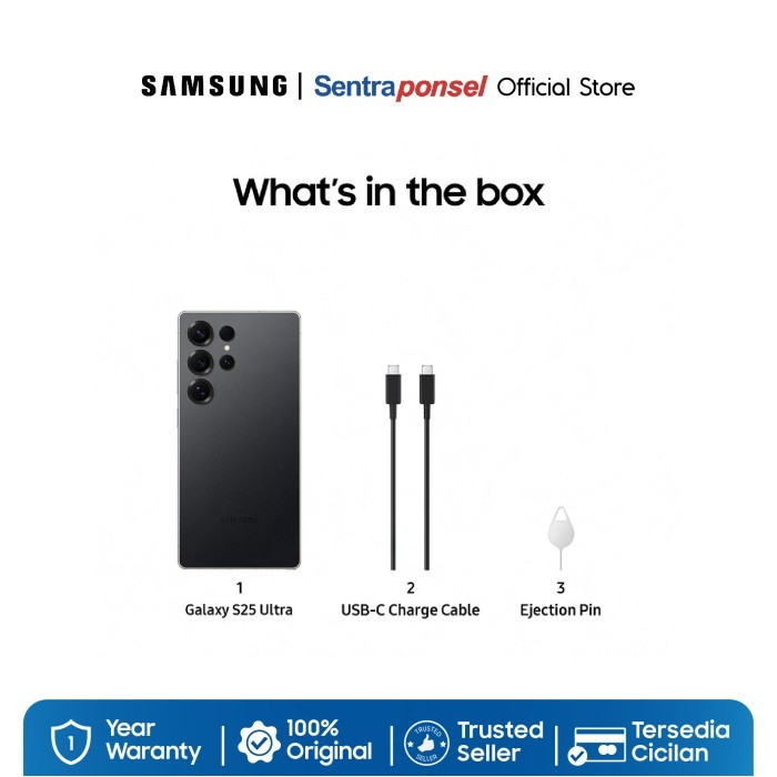 Samsung Galaxy S25 Ultra Smartphone AI Galaxy AI Kamera 200MP Prosesor Snapdragon 8 Elite S Pen - Garansi Resmi - Gambar 4