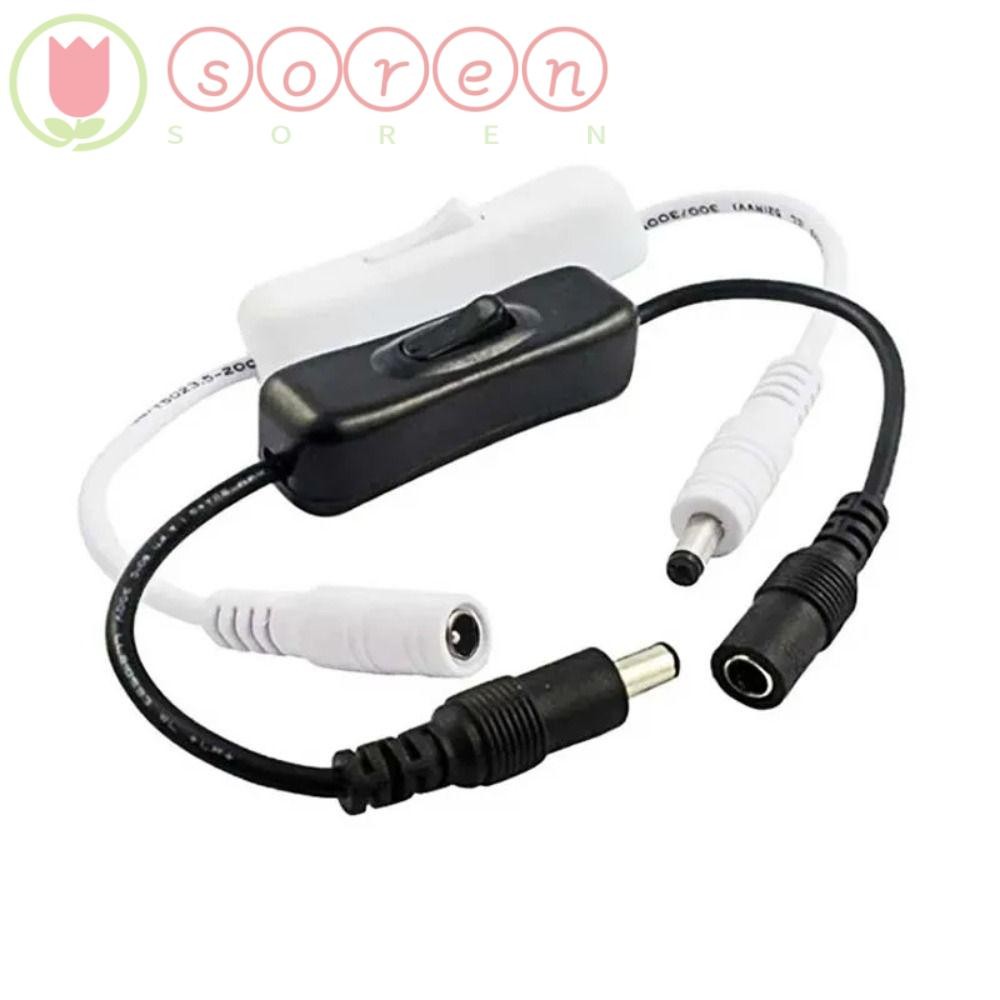 SOREN Light Switch, DC 12V Plastic Female Male Power Cable, Switchgear ...