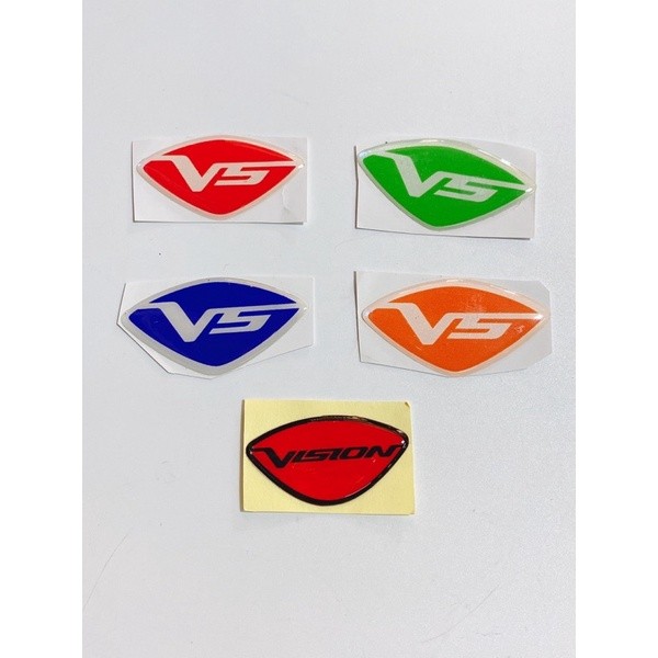 Embossed logo sticker for Vision car front mask with outstanding colors ...