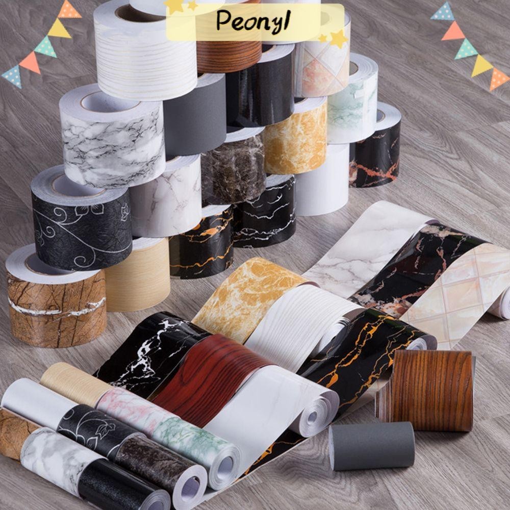 PDONY Waist Line Wallpaper PVC Self-adhesive Waterproof Skirting Line ...