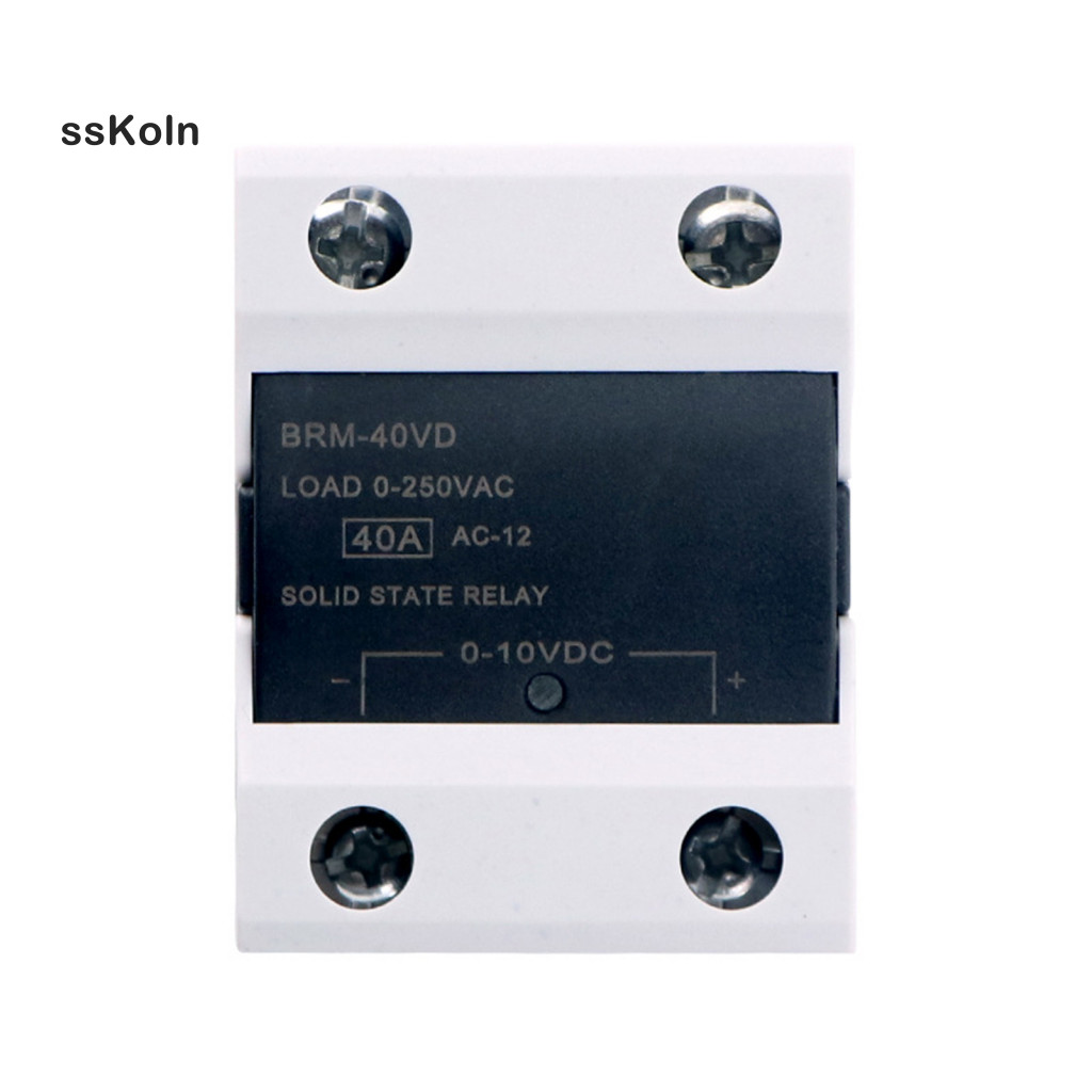 SSK_ BRM-40VD 40A 0-10V DC Input 0-250V AC Load Solid State Relay ...