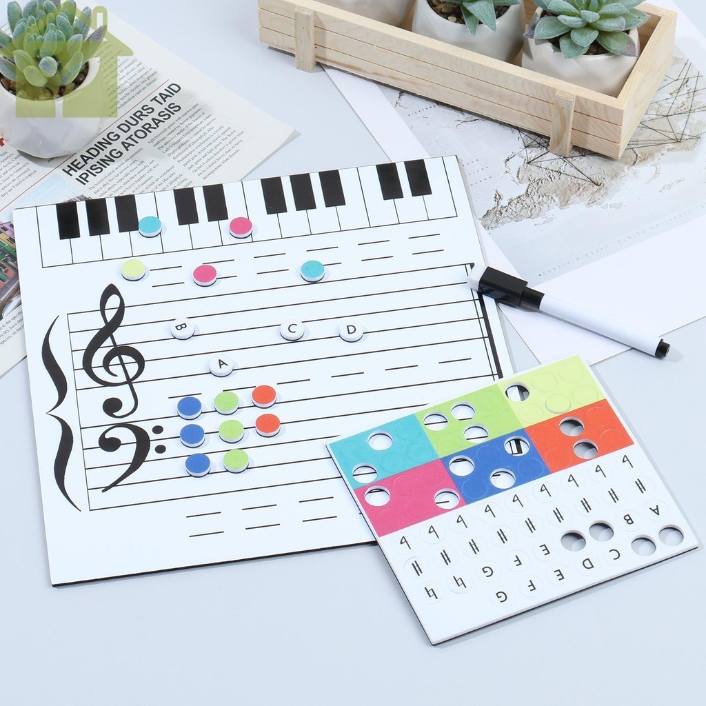 Dry Erase Piano Board Magnetic Portable Keyboard Practice Dry Erase ...