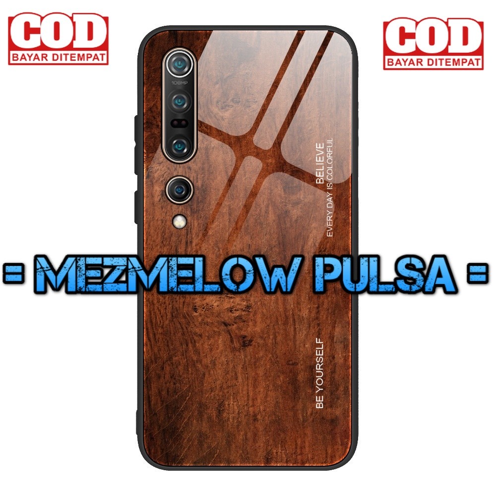 Casing Wood Grain Glass Motif Kayu Caseng Hard Case XIAOMI REDMI 9A - Gambar 4