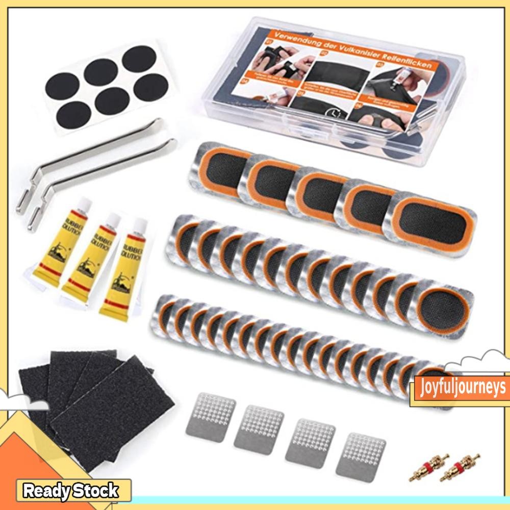 Bike Bicycle Tire Repair Kit Inner Tube Patching Tyre Filler Glue ...
