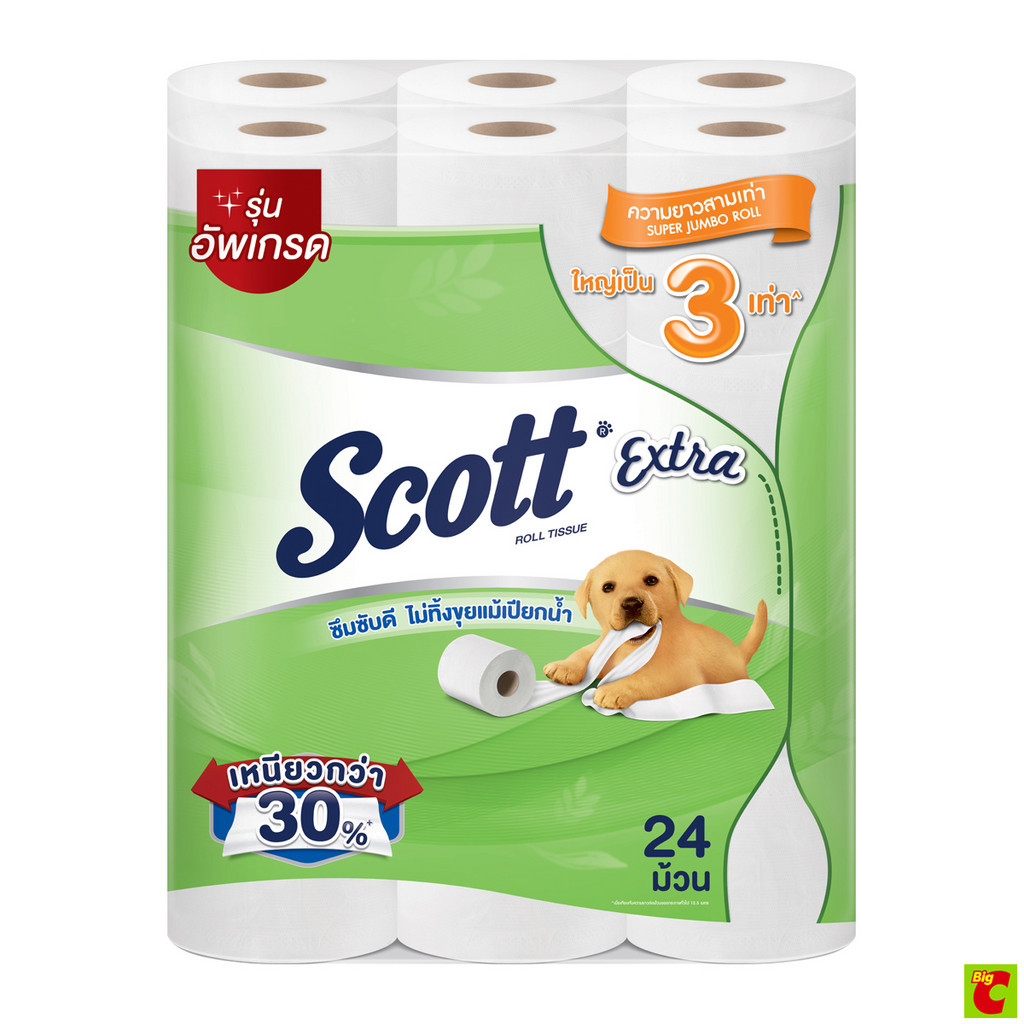 Scott Extra Super Jumbo Roll Toilet Paper 24 Rolls | Shopee Singapore