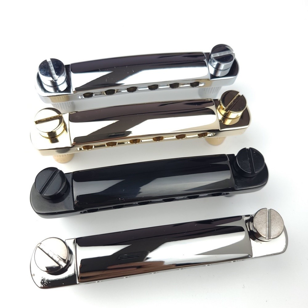 FLEOR Tune-O-Matic Bridge & Tailpiece Set With Studs For LP SG Electric Guitar