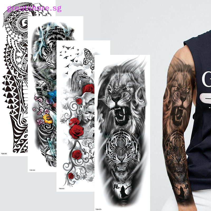 greatshore Waterproof Temporary Tattoo Sticker Full Arm Tatoo Stickers