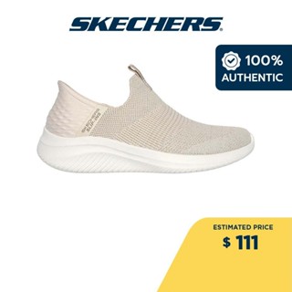 Skechers Women Slip-Ins Sport Ultra Flex 3.0 Glitter Me Shoes - 149591-NTGD  Air-Cooled Memory Foam