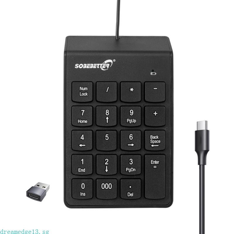 dreamedge13 Mini 19 Key Mechanical Keyboard Single Handed Keyboard ...