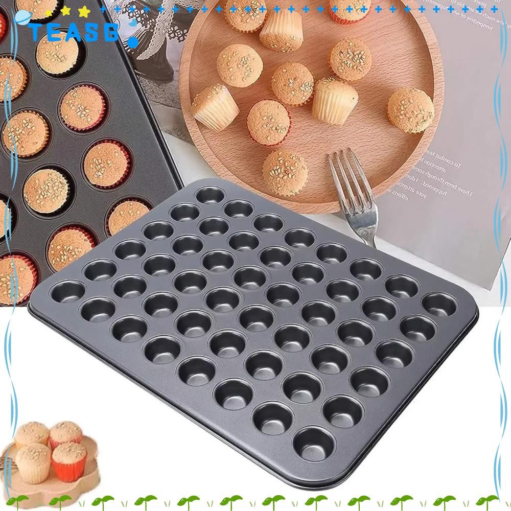 TEASG Mini Muffin Pan, DIY Pastry Tool Mini Cake Pans, Professional ...