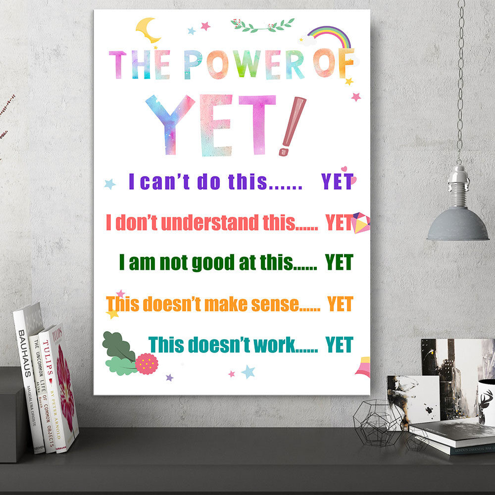 Sproutbrite Growth Mindset Classroom Decorations Banner Posters For ...