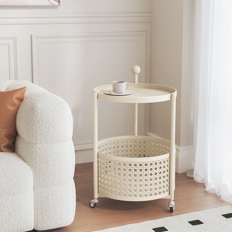 Movable Coffee Table Trolley Side Severe Living Room Side Cabinet Sofa ...