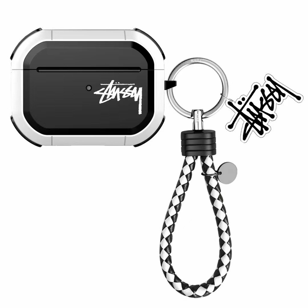 For Airpods Pro 2nd Gen 1 2 Pro 3 Soft Case Stussy Leather Airpods