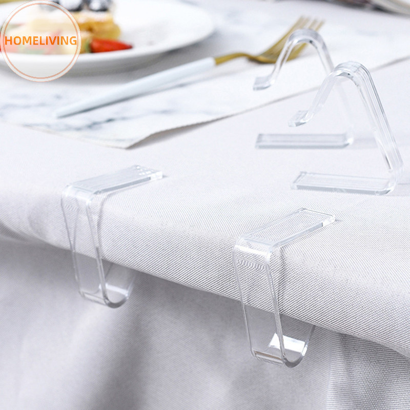 homeliving 1/4pcs Tablecloth Clips Plastic Skirt Holder Picnic Table ...