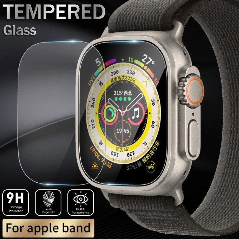 3D Full Coverage Tempered Glass Screen Protector For Apple Watch 38-49mm
