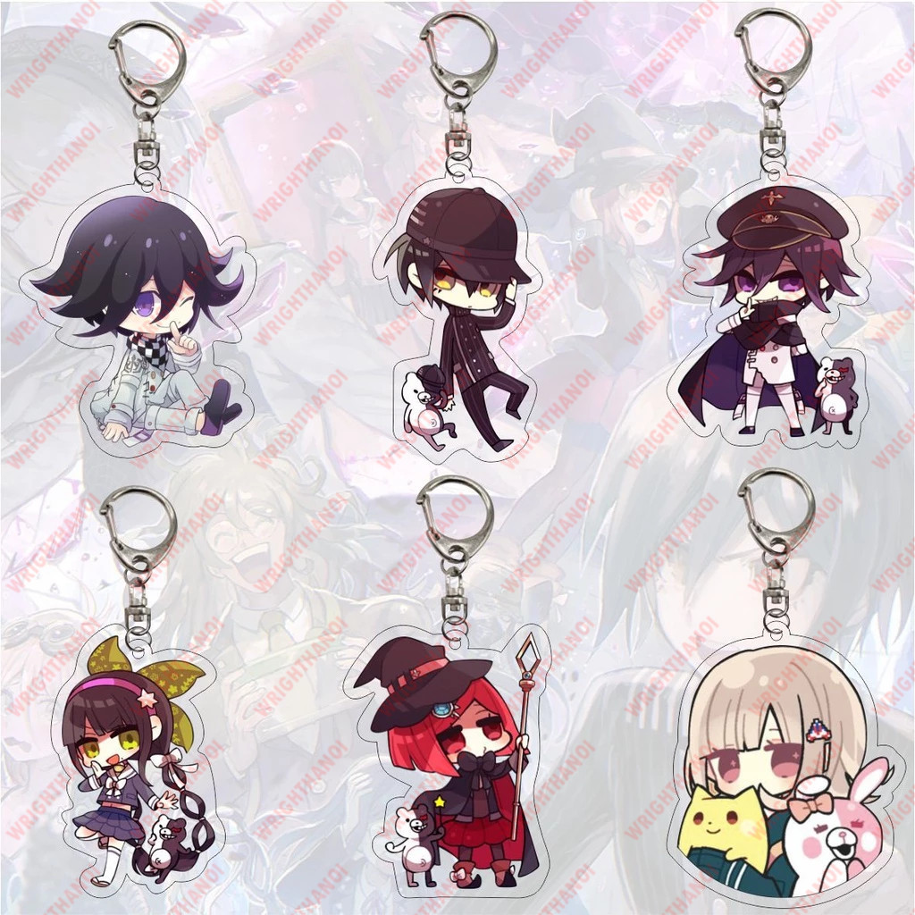 Mica Game Anime Danganronpa Anime Manga Keychains Japan Backpack Decoration  Accessories | Shopee Singapore