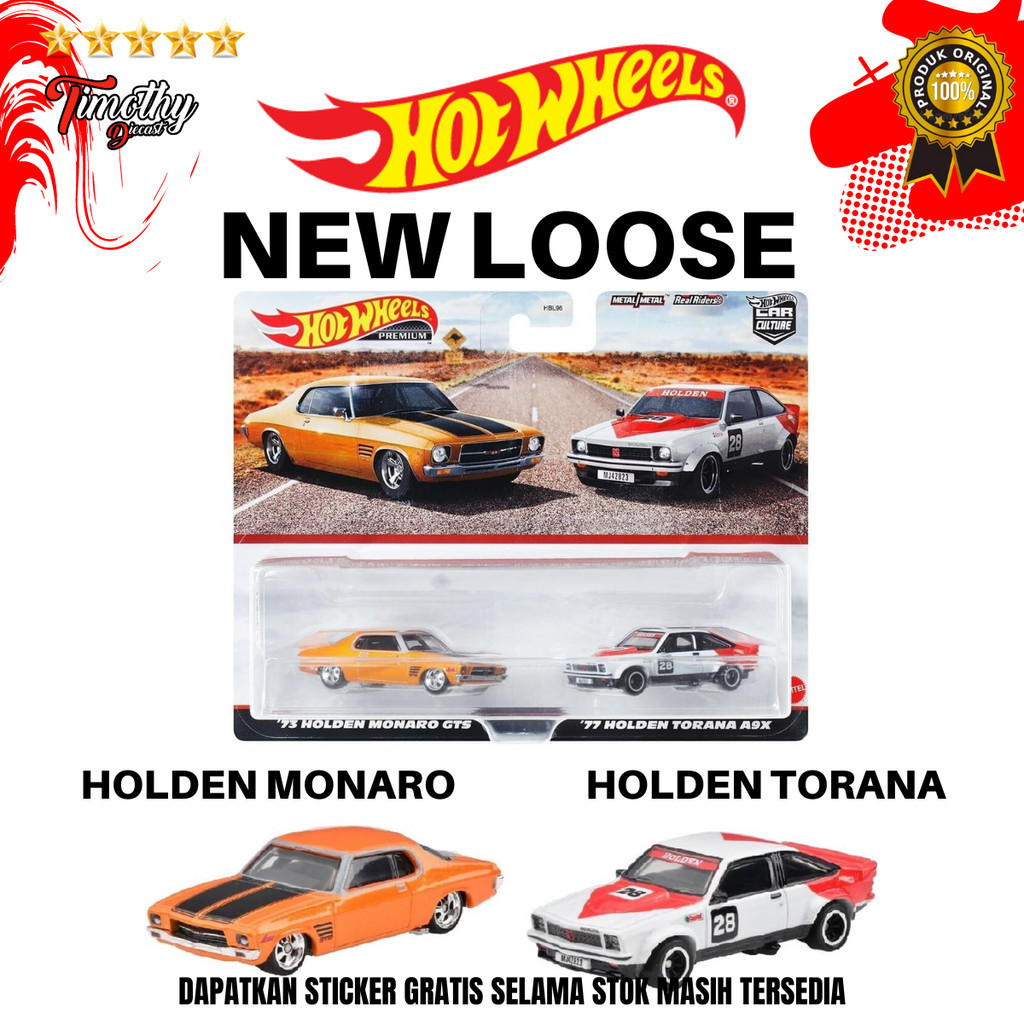 Hot Wheels Premium New Loose Holden Monaro Torana A9X From Twin 2Pack Shopee Singapore