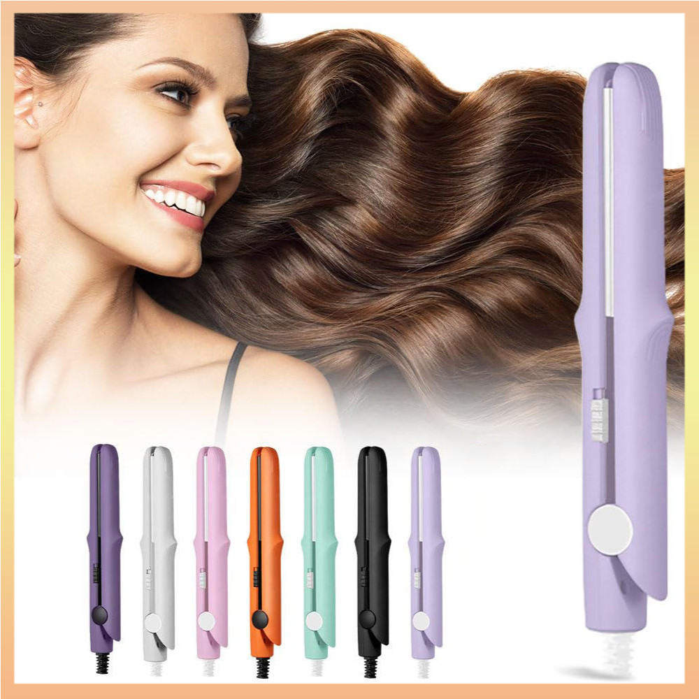 2 in 1 Mini Curling Wand Flat Iron Hair Straightener 2024 New Hair Straightener Iron Mini Dual Purpose Curling Iron Portable Travel Curling Wand For Short Hair All Hair Types Shopee Singapore