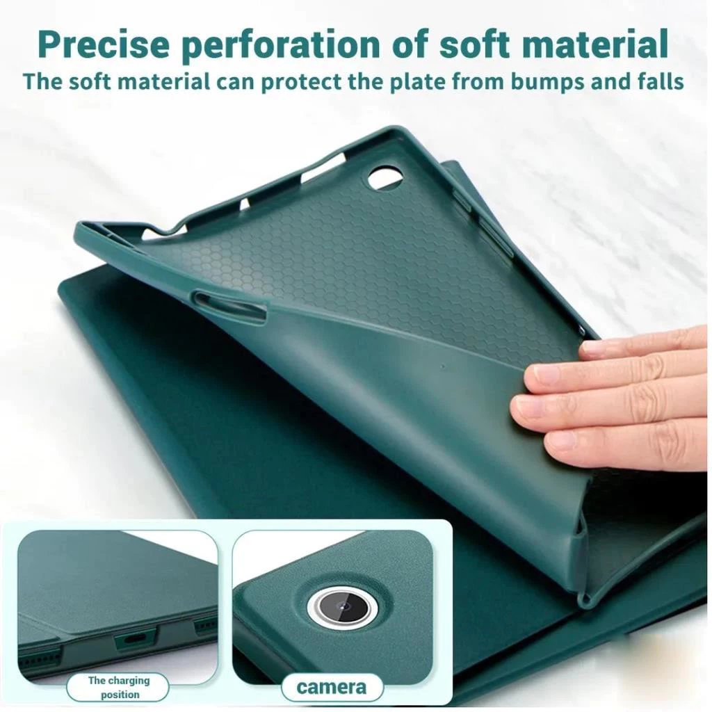 Case Flip Smart Keyboard Wireless Magnetic For XIAOMI Pad 6/ 6s 12.4 Pro Mipad 5 Mipad 7 Redmi pad SE 2023 10.61 2022 Poco Pro 12.1 Cover Leather Casing Keyboard Wireless Bluetooth - Gambar 4