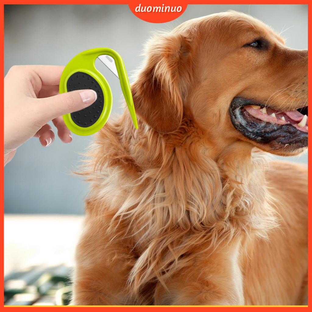 DU Knot Detangler for Pets Lightweight Pet Grooming Tool 2pcs Pet Detangling Comb for Easy Dog Grooming Durable Knotting Tool for Smooth Pet Hair Pet