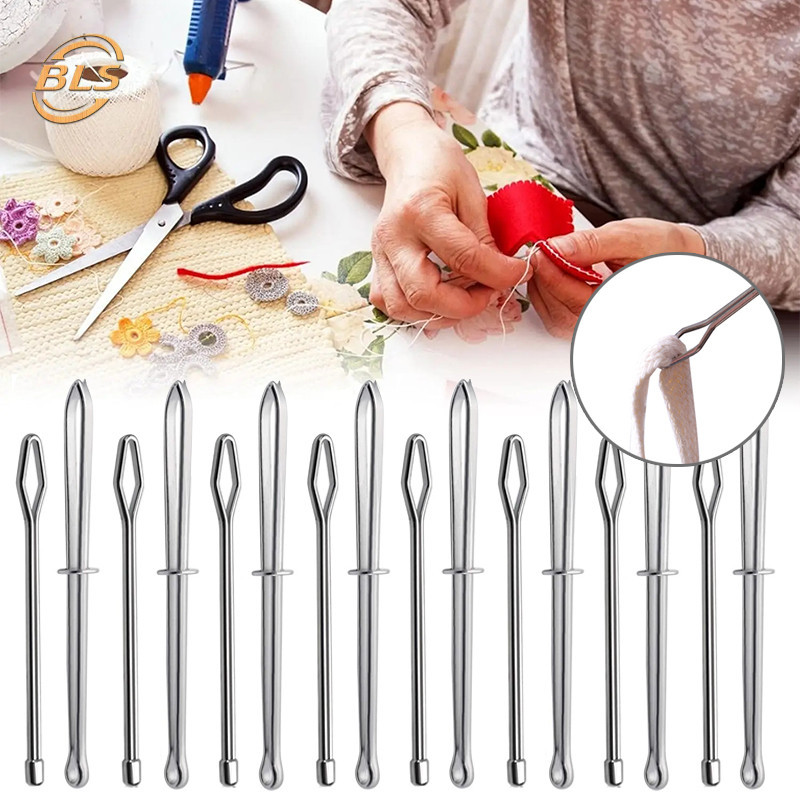 DIY Garment Clips Sewing Easy Pull Drawstring Threader Elastic Band ...