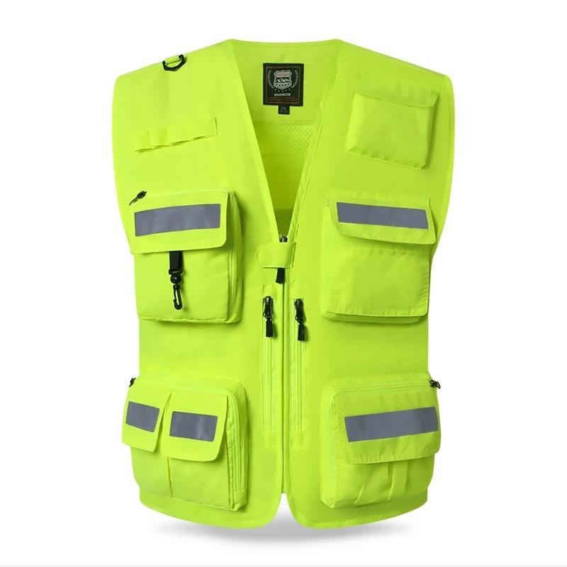 Reflective Safety Vest To Work High-Grade Safety Vest Rider Jacket ...