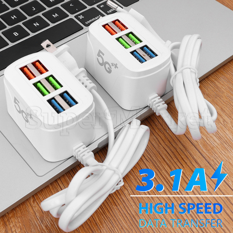 [ Featured ] Multi-port USB Charging Socket - Fast Power Convert Outlet ...