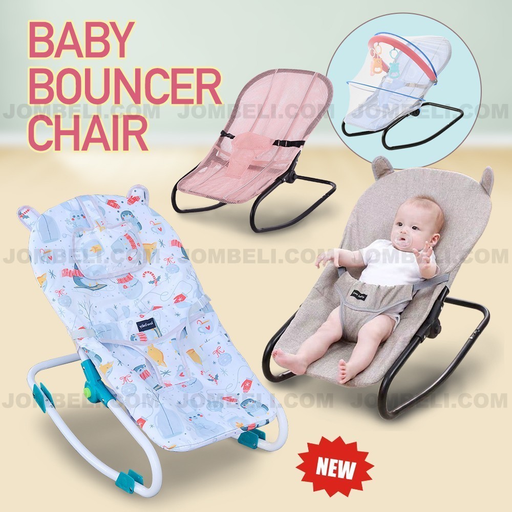 Foldable store baby bouncer