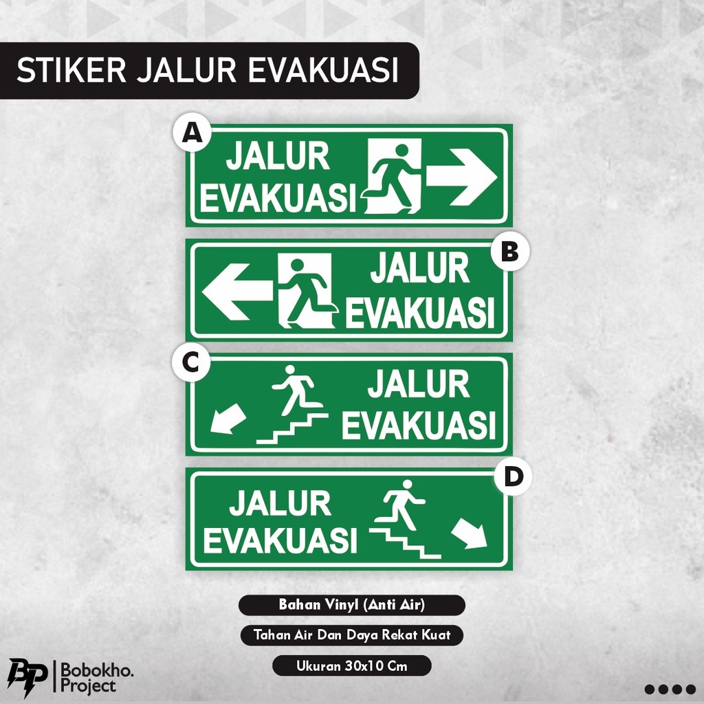Evacuation Stickers / Evacuation Stickers / Evacuation Stickers ...