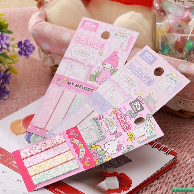 Outwalk Cartoon Sanrio Post-it Note Citation Sticker Colorful Hello ...