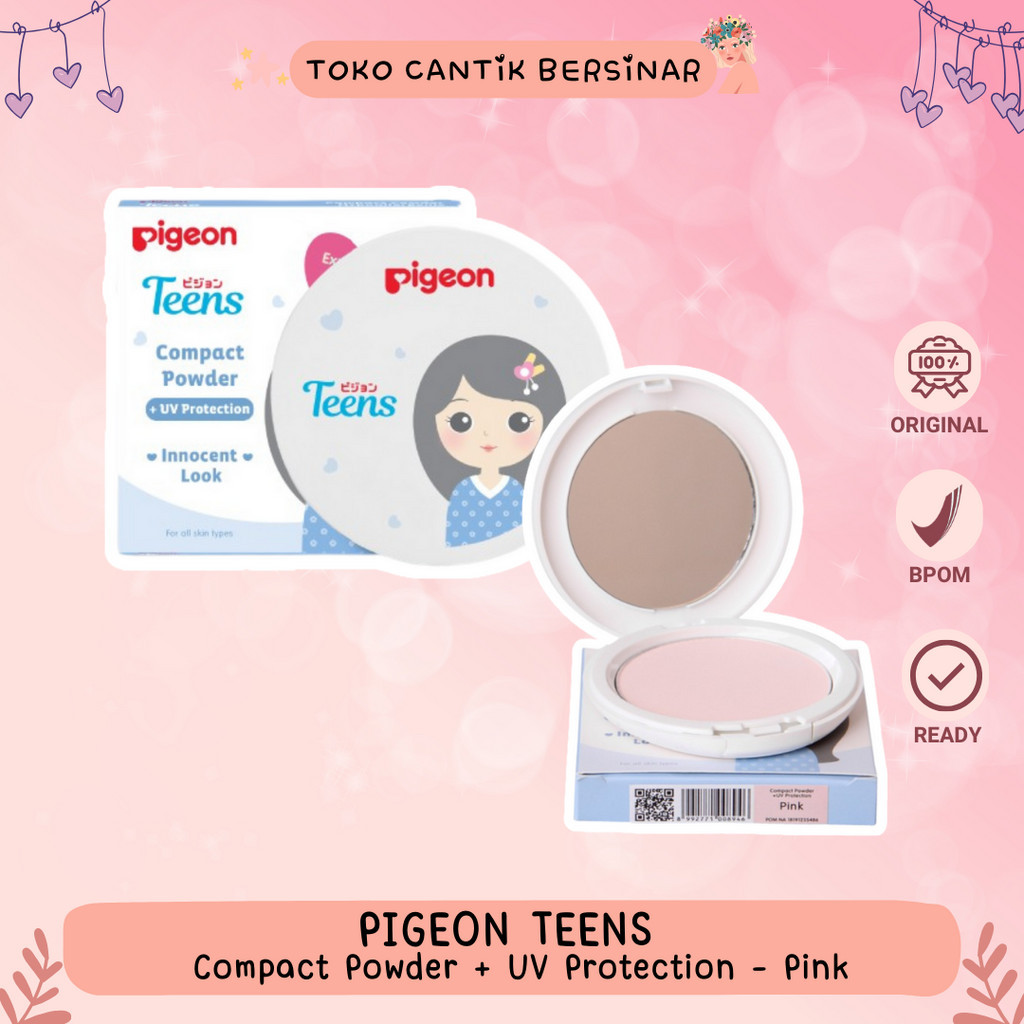 [import] Pigeon Teens Compact Powder+uv Protection 14g (pink 