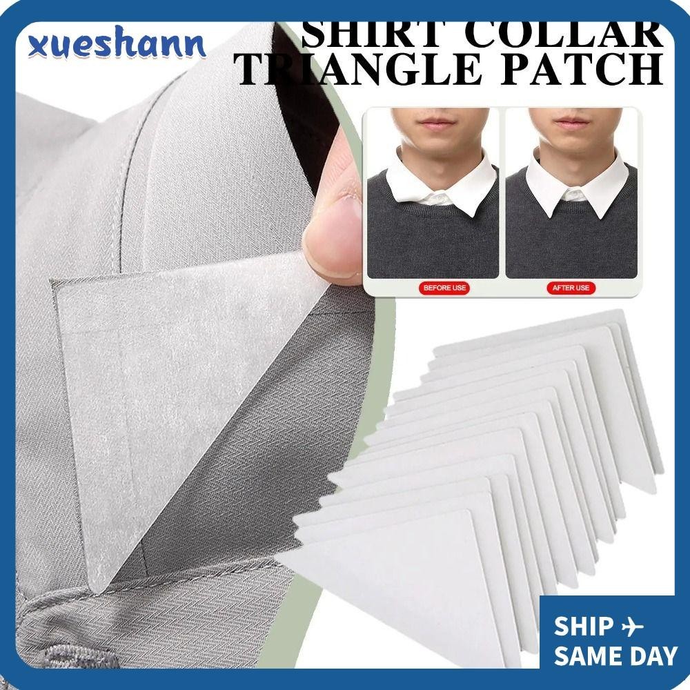 XUESHANN 10pcs Shirt Collar Support Shaping Sticker, Collar Stays