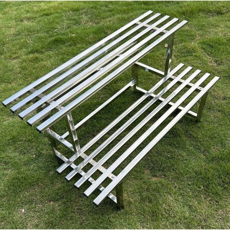 [SG Seller]Stainless Steel Balcony Flower Rack Iron Ladder Floor ...