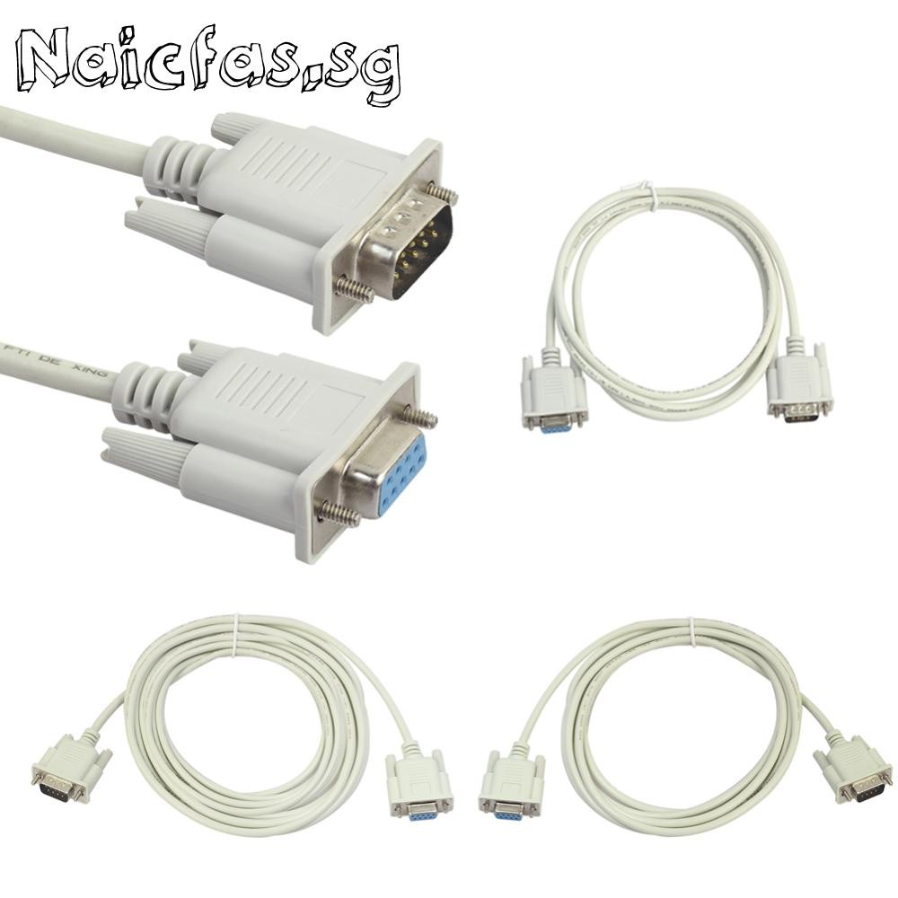 RS232 DB9 9 Pin Male to Female Serial Port Cable Industrial Adapter ...