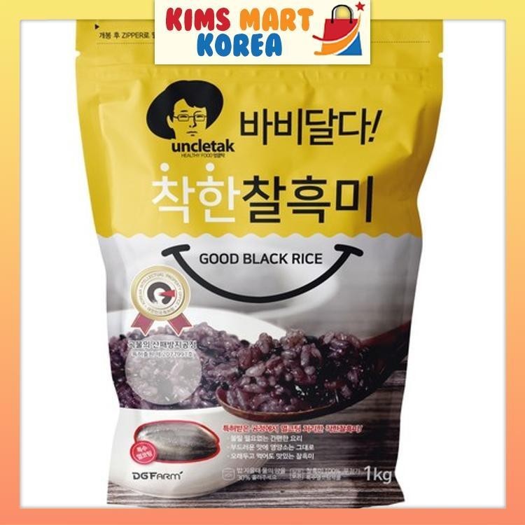 Uncle Tak Korean Glutinous Black Rice Korean Best Selling Food 1kg ...