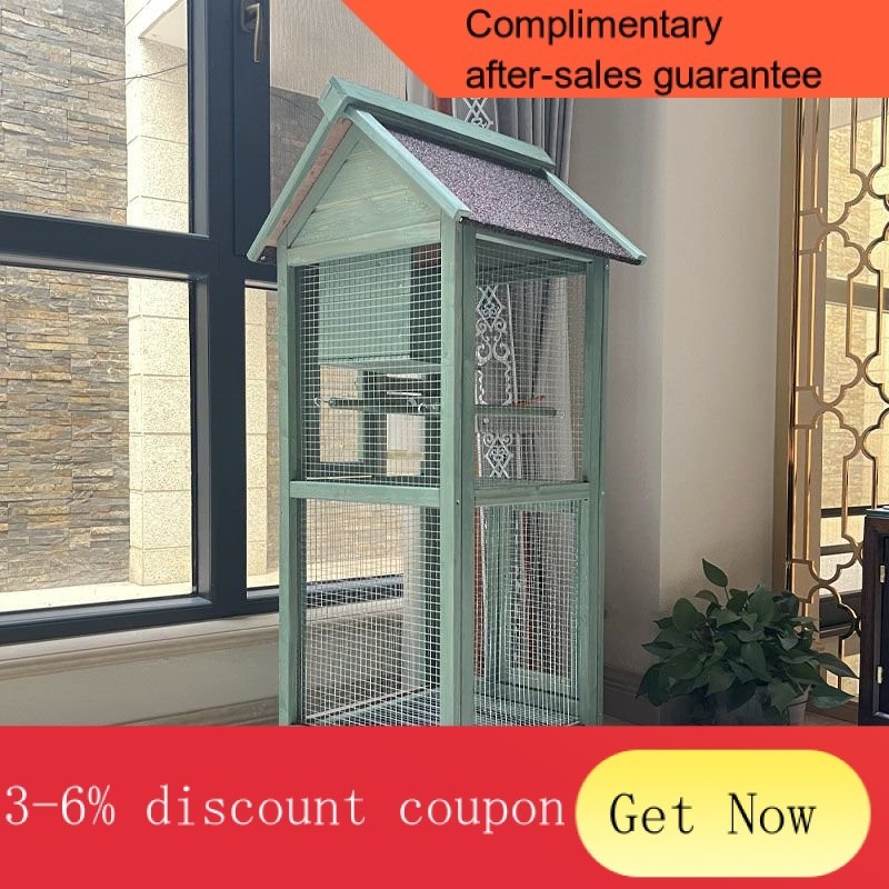 YQ61 Outdoor Aviary Bird Nest Rain-Proof Nest Parrot Cage Big Brother ...
