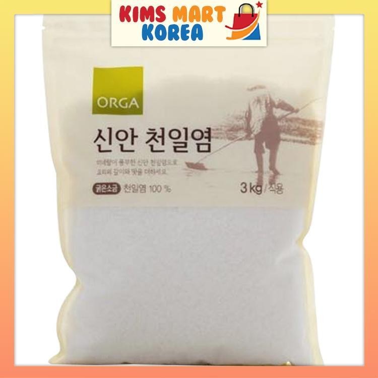 Orga Food Korean Shinan Sea Salt Korean Food 3kg Shopee Singapore