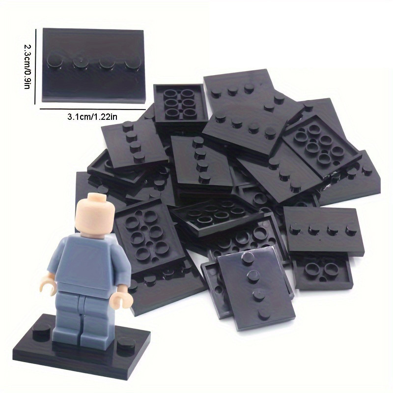 20pcs City Figures 3X4 Dots Base Plate Display Holder DIY Building ...