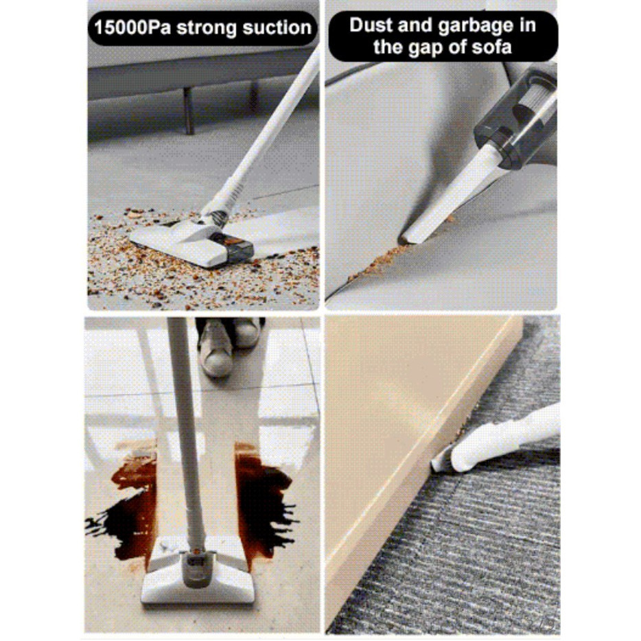 Handheld vacuum and mop accessory view