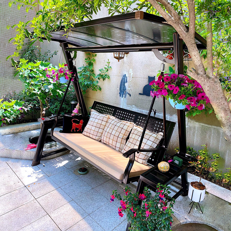 Outdoor Swing Patio Double Rocking Chair Garden Home Hammock Swing ...
